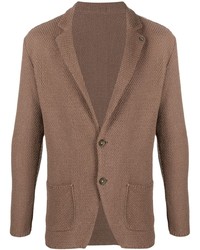 Мужской коричневый вязаный пиджак от Manuel Ritz