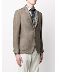 Мужской коричневый вязаный пиджак от Etro