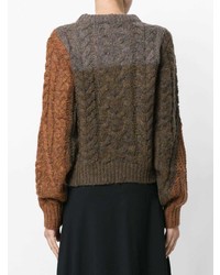 Женский коричневый вязаный свитер от Isabel Marant Etoile