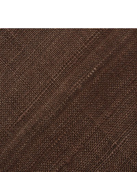 Мужской коричневый галстук от Drakes