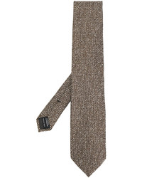 Мужской коричневый галстук от Tom Ford