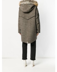 Женский коричневый дафлкот от Liska