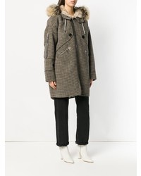 Женский коричневый дафлкот от Liska