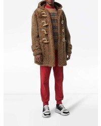 Мужской коричневый дафлкот от Burberry