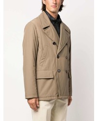 Мужской коричневый двубортный пиджак от Fay