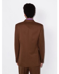 Мужской коричневый двубортный пиджак от Valentino