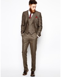 Коричневый жилет от Asos