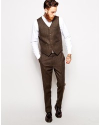 Коричневый жилет от Asos