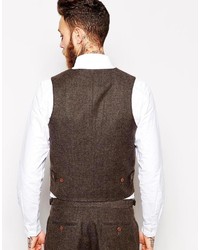 Коричневый жилет от Asos