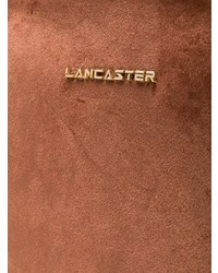 Коричневый замшевый клатч от Lancaster