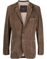 Мужской коричневый замшевый пиджак от Windsor