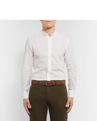 Мужской коричневый замшевый ремень от ANDERSON'S