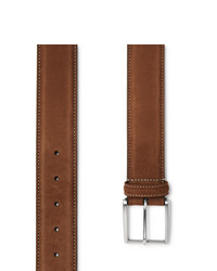 Мужской коричневый замшевый ремень от ANDERSON'S