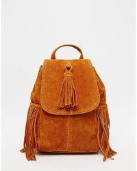 Женский коричневый замшевый рюкзак от Asos
