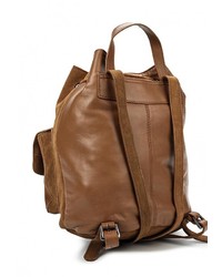 Женский коричневый замшевый рюкзак от Mango