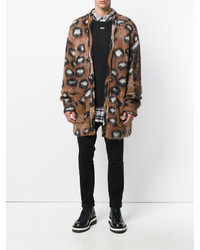 Мужской коричневый кардиган с принтом от Off-White