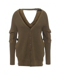 Женский коричневый кардиган от Diesel