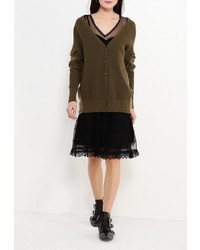 Женский коричневый кардиган от Diesel