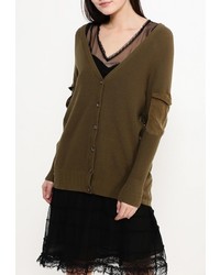 Женский коричневый кардиган от Diesel