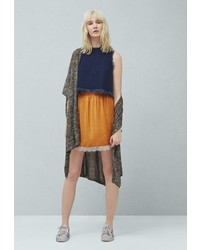 Женский коричневый кардиган от Mango