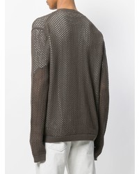 Мужской коричневый кардиган от Paura