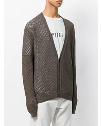 Мужской коричневый кардиган от Paura