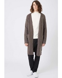 Мужской коричневый кардиган от Topman