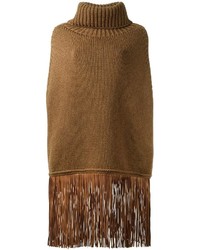 Женский коричневый кашемировый свитер от Agnona