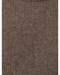 Женский коричневый кашемировый свитер от Joseph