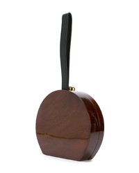 Коричневый клатч от Rocio