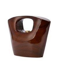 Коричневый клатч от Rocio