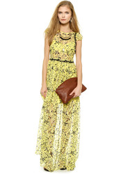 Коричневый кожаный клатч от Baggu