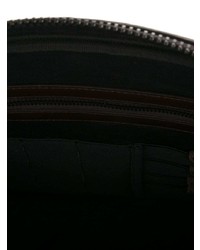 Коричневый кожаный портфель от Troubadour