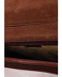 Коричневый кожаный портфель от Sergio Belotti