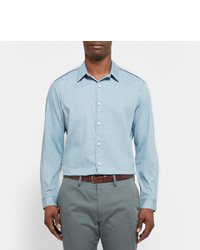 Мужской коричневый кожаный ремень от Oliver Spencer