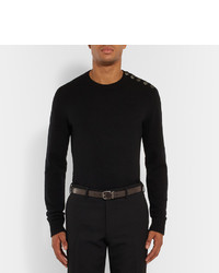 Мужской коричневый кожаный ремень от Dolce & Gabbana