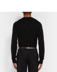 Мужской коричневый кожаный ремень от Dolce & Gabbana