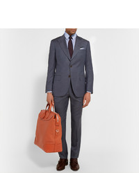 Мужской коричневый кожаный ремень от Montblanc