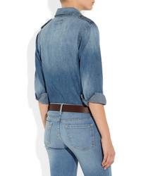 Женский коричневый кожаный ремень от Isabel Marant