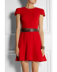 Женский коричневый кожаный ремень от Lanvin