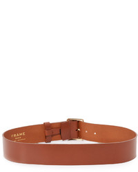 Женский коричневый кожаный ремень от Frame
