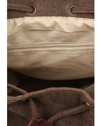 Женский коричневый кожаный рюкзак от Chantal