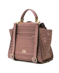 Женский коричневый кожаный рюкзак от Zac Zac Posen