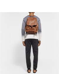 Мужской коричневый кожаный рюкзак от Bill Amberg