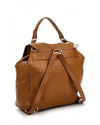 Женский коричневый кожаный рюкзак от Jacky&amp;Celine