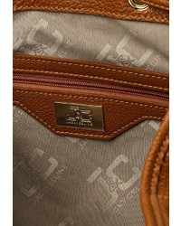 Женский коричневый кожаный рюкзак от Jacky&amp;Celine