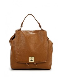 Женский коричневый кожаный рюкзак от Jacky&amp;Celine
