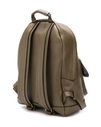 Мужской коричневый кожаный рюкзак от Tom Ford