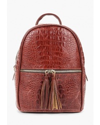 Женский коричневый кожаный рюкзак от Olio Rosti