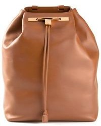 Женский коричневый кожаный рюкзак от The Row